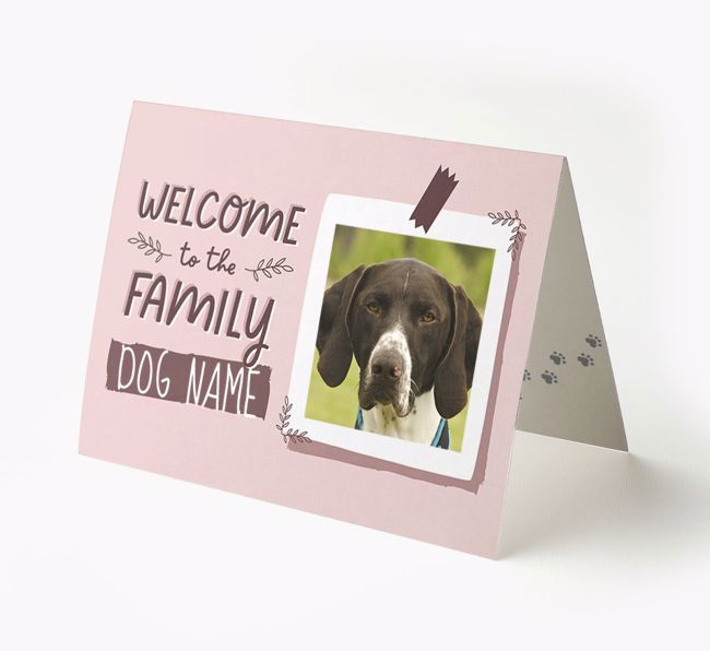 Welcome To The Family: {breedFullName} Photo Upload Card
